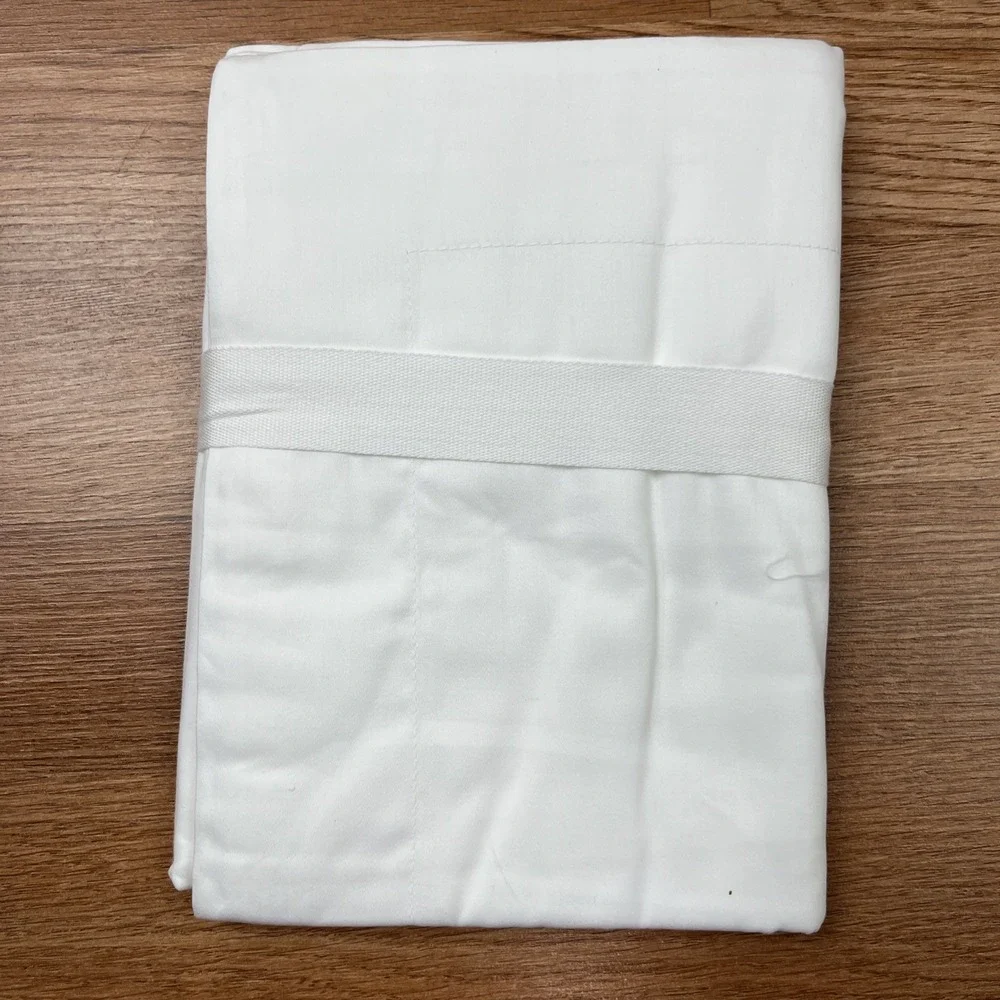 Pottery Barn Essential Pillow Sham King Size White 100%‎ Cotton NEW